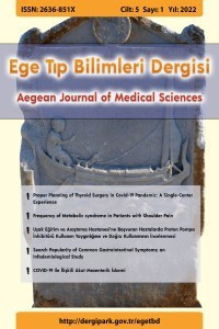 Ege Tıp Bilimleri Dergisi-Cover