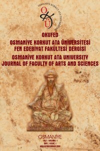 Osmaniye Korkut Ata Üniversitesi Fen Edebiyat Fakültesi Dergisi-Cover