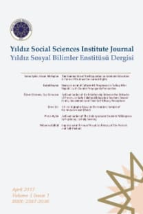 Yıldız Sosyal Bilimler Enstitüsü Dergisi-Cover