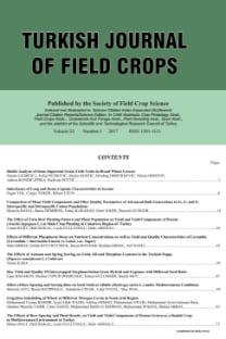 Turkish Journal Of Field Crops