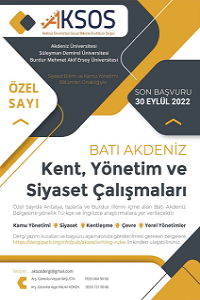Akdeniz Üniversitesi Sosyal Bilimler Enstitüsü Dergisi