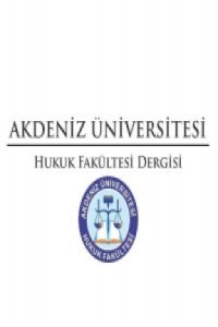 Akdeniz Üniversitesi Hukuk Fakültesi Dergisi-Cover