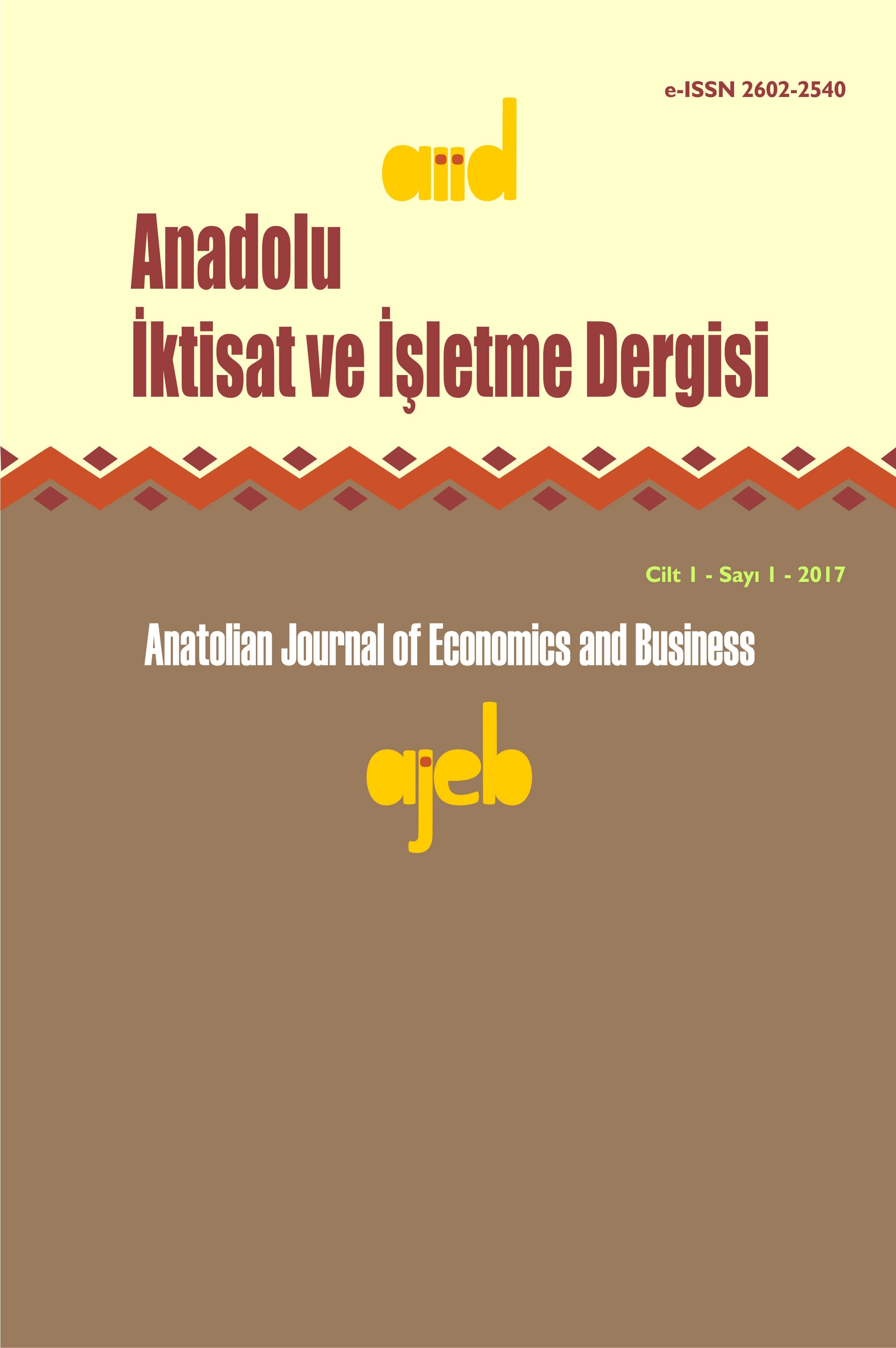 Anadolu İktisat ve İşletme Dergisi-Cover