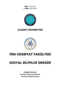 Uludağ Üniversitesi Fen Edebiyat Fakültesi Sosyal Bilimler Dergisi-Cover