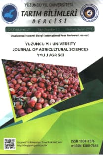 Yüzüncü Yıl Üniversitesi Tarım Bilimleri Dergisi