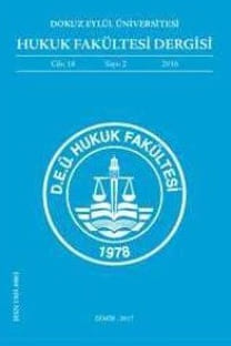 Dokuz Eylül Üniversitesi Hukuk Fakültesi Dergisi-Cover