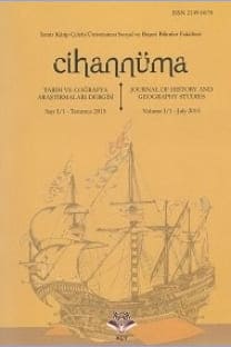 Cihannüma Tarih ve Coğrafya Araştırmaları Dergisi-Cover