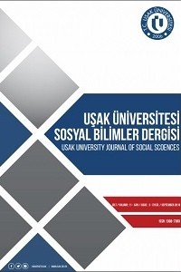 Uşak Üniversitesi Sosyal Bilimler Dergisi-Cover