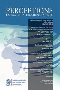 PERCEPTIONS: Journal of International Affairs-Cover