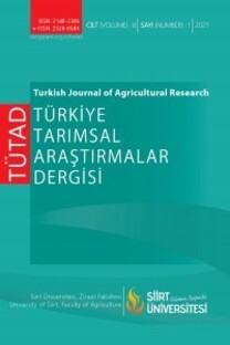Türkiye Tarımsal Araştırmalar Dergisi-Cover