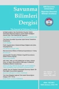 Savunma Bilimleri Dergisi-Cover