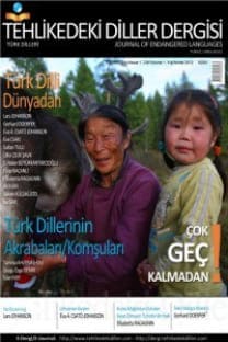 Tehlikedeki Diller Dergisi-Cover