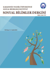 Karadeniz Teknik Üniversitesi Sosyal Bilimler Enstitüsü Sosyal Bilimler Dergisi-Cover
