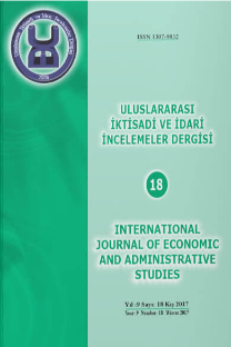 Uluslararası İktisadi ve İdari İncelemeler Dergisi