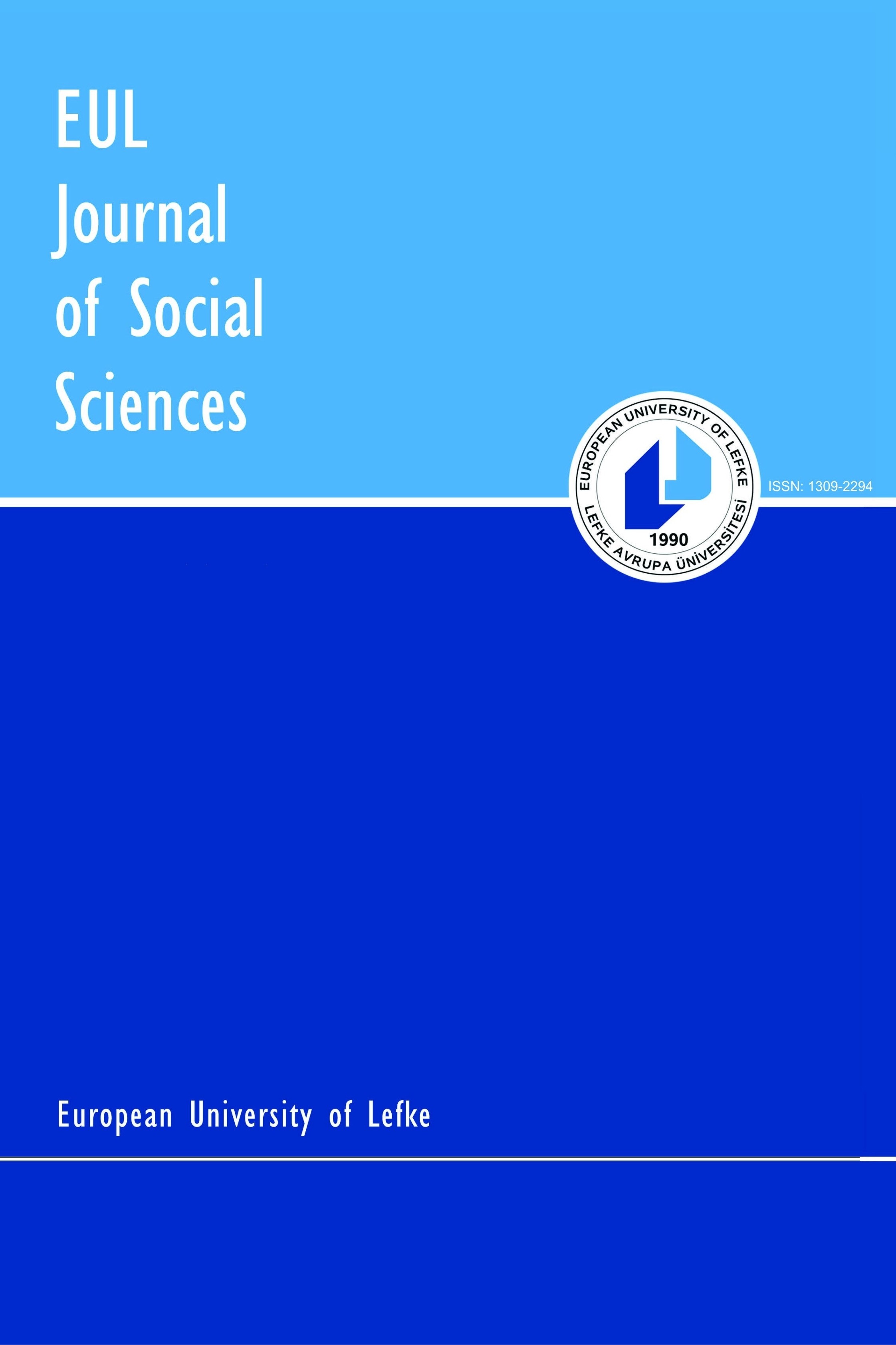 LAÜ Sosyal Bilimler Dergisi-Cover