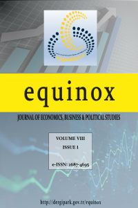 Ekinoks Ekonomi İşletme ve Siyasal Çalışmalar Dergisi-Cover