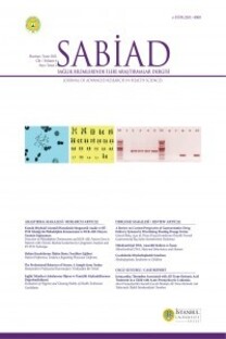 Sağlık Bilimlerinde İleri Araştırmalar Dergisi-Cover