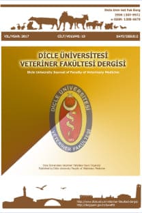 Dicle Üniversitesi Veteriner Fakültesi Dergisi-Cover