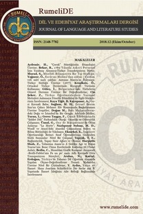 RumeliDE Dil ve Edebiyat Araştırmaları Dergisi
