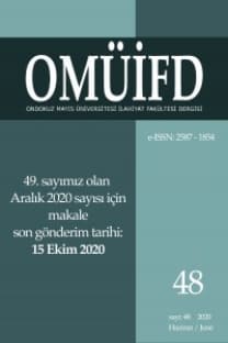 Ondokuz Mayıs Üniversitesi İlahiyat Fakültesi Dergisi-Cover