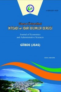 Giresun Üniversitesi İktisadi ve İdari Bilimler Dergisi-Cover