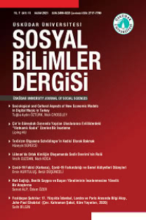 Üsküdar Üniversitesi Sosyal Bilimler Dergisi-Cover