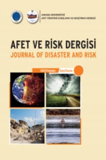 Afet ve Risk Dergisi-Cover