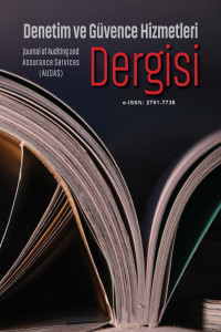 Denetim ve Güvence Hizmetleri Dergisi-Cover