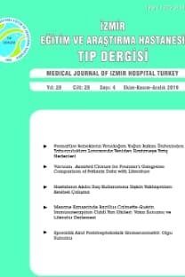 İzmir Eğitim ve Araştırma Hastanesi Tıp Dergisi