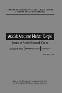 Atatürk Araştırma Merkezi Dergisi-Cover