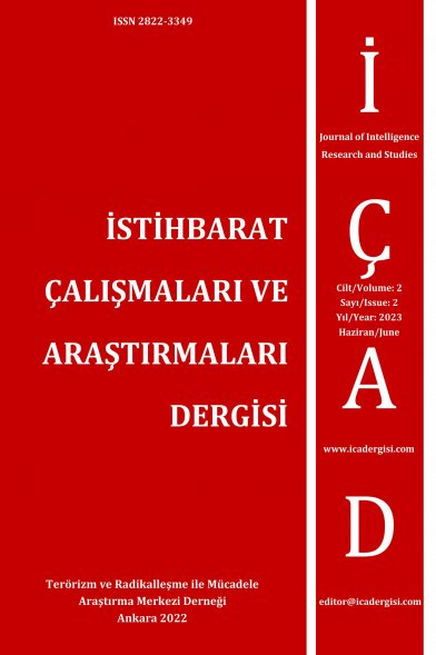 İstihbarat Çalışmaları ve Araştırmaları Dergisi-Cover