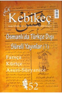 Kebikeç İnsan Bilimleri İçin Kaynak Araştırmaları Dergisi-Cover