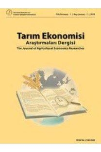 Tarım Ekonomisi Araştırmaları Dergisi-Cover