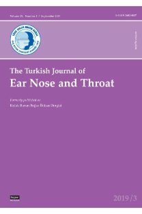 The Turkish Journal of Ear Nose and Throat-Cover