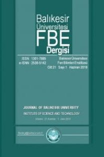 Balıkesir Üniversitesi Fen Bilimleri Enstitüsü Dergisi-Cover