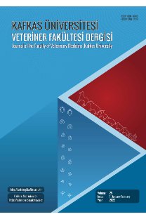 Kafkas Üniversitesi Veteriner Fakültesi Dergisi-Cover