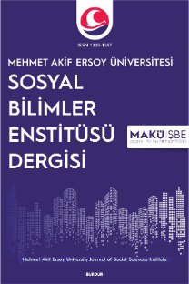 Mehmet Akif Ersoy Üniversitesi Sosyal Bilimler Enstitüsü Dergisi