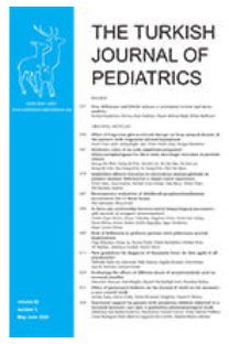 Turkish Journal of Pediatrics
