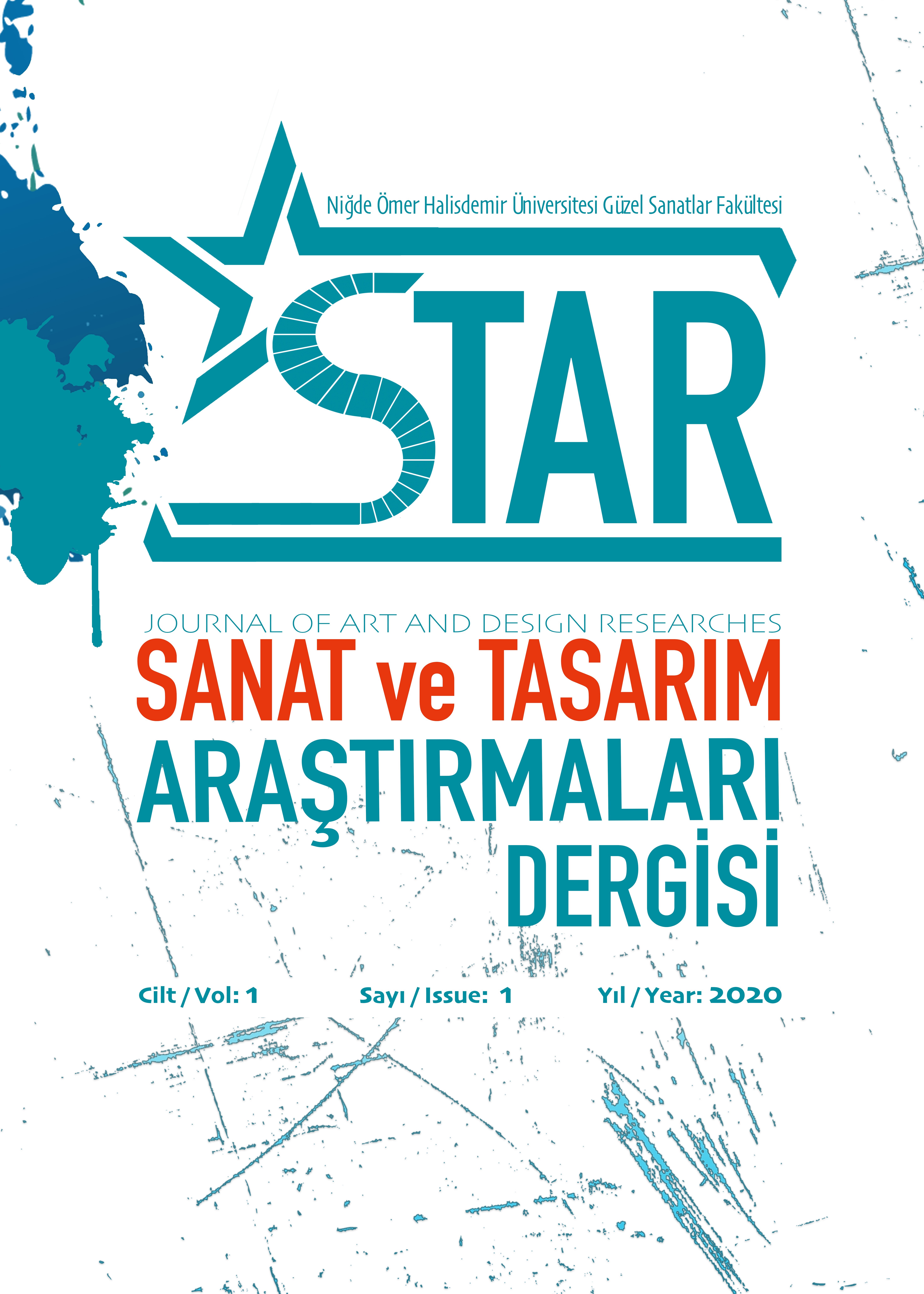 STAR Sanat ve Tasarım Araştırmaları Dergisi-Cover